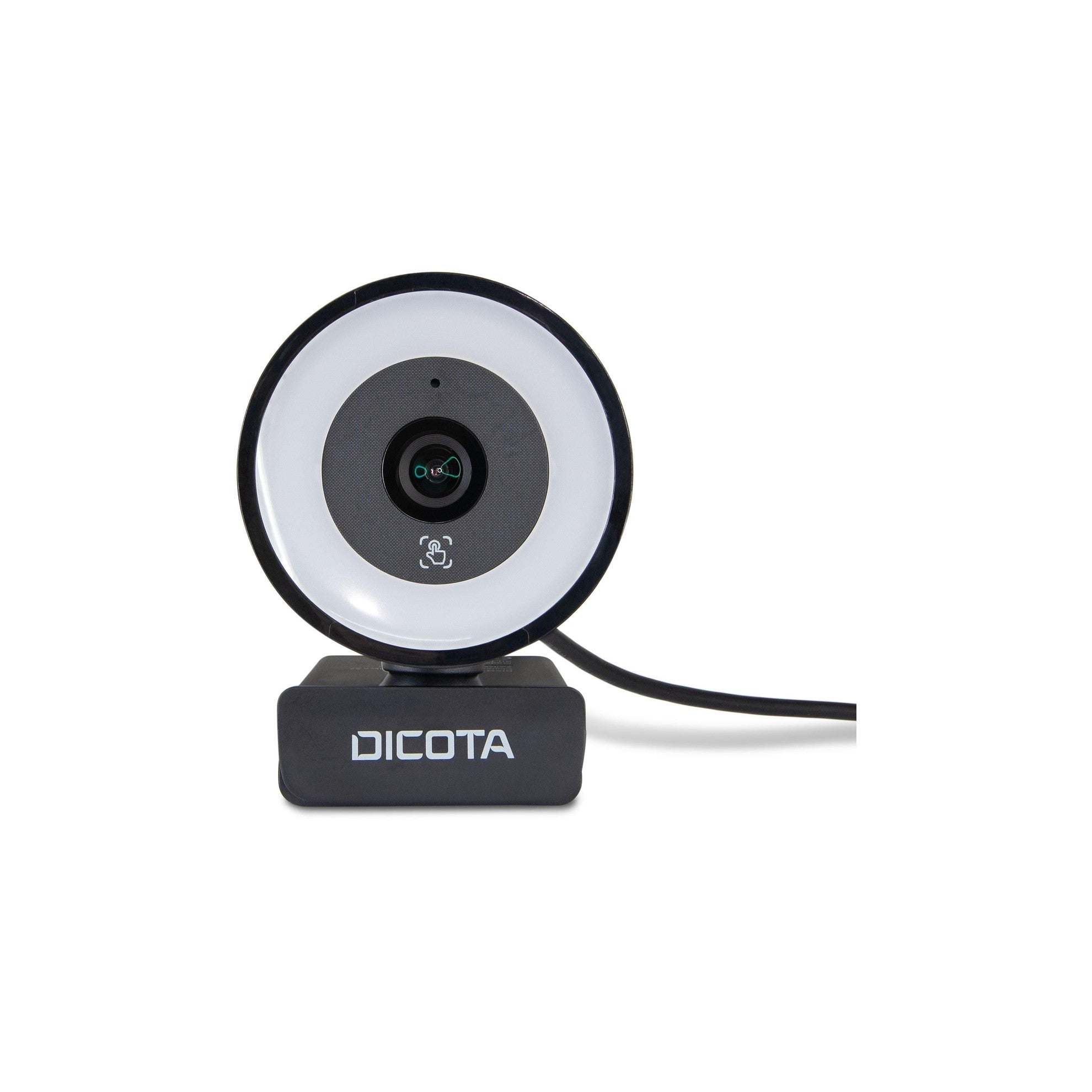 Dicota Webcam mit Ringlicht 5MP
