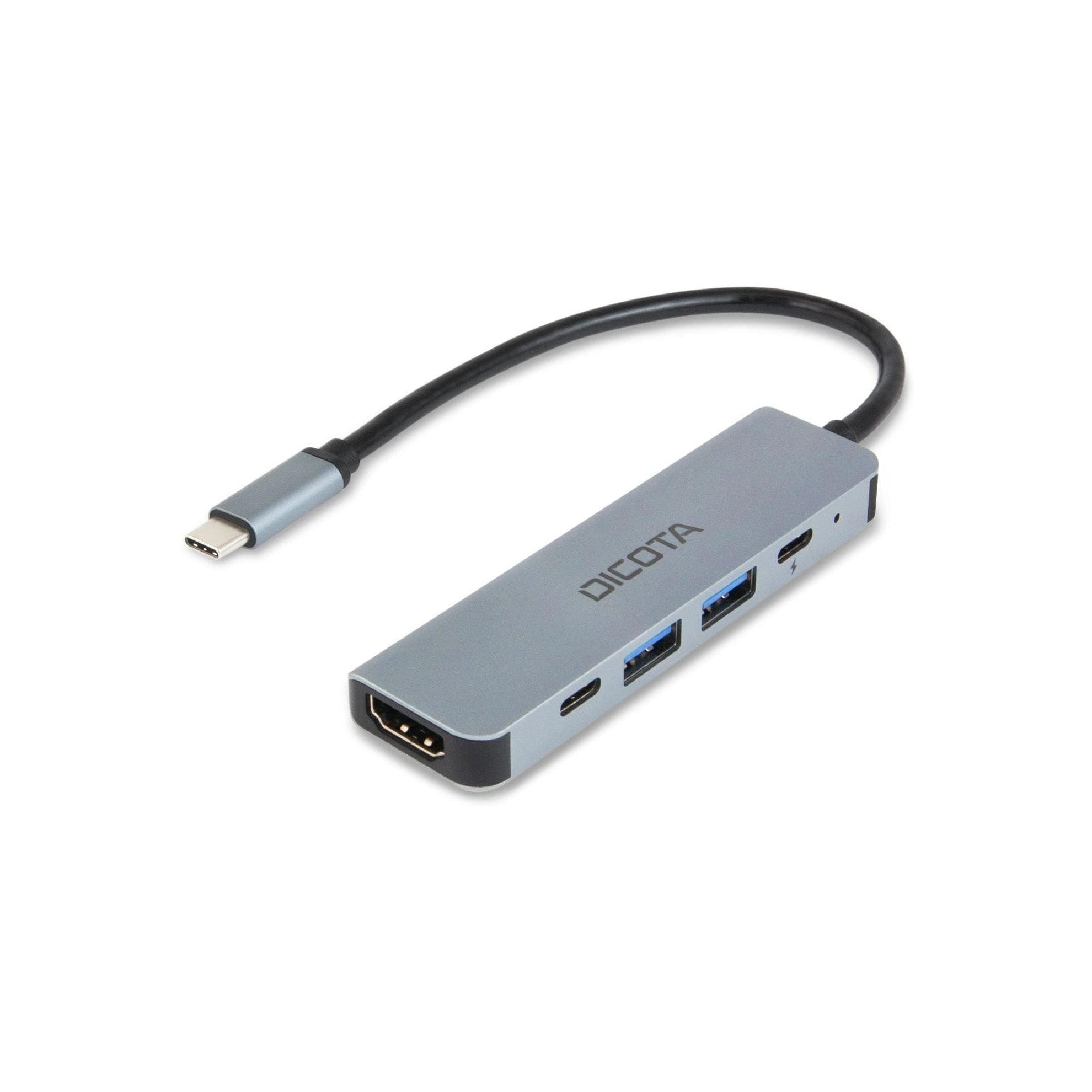 DICOTA USB-C 5-in-1 Video Hub 4K PD 100W