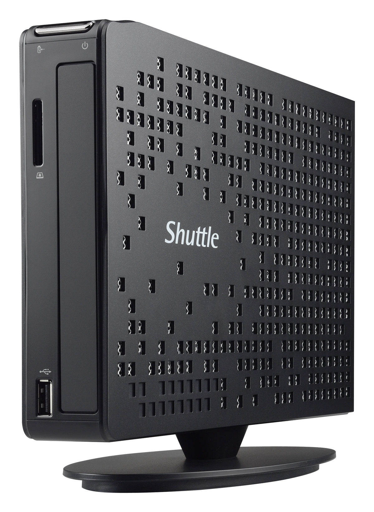 Shuttle XS35GS-803 V3L PC Intel Atom® D2550 2 GB DDR3-SDRAM 320 GB HDD AMD Radeon HD 7410M Nettop Mini-PC Schwarz