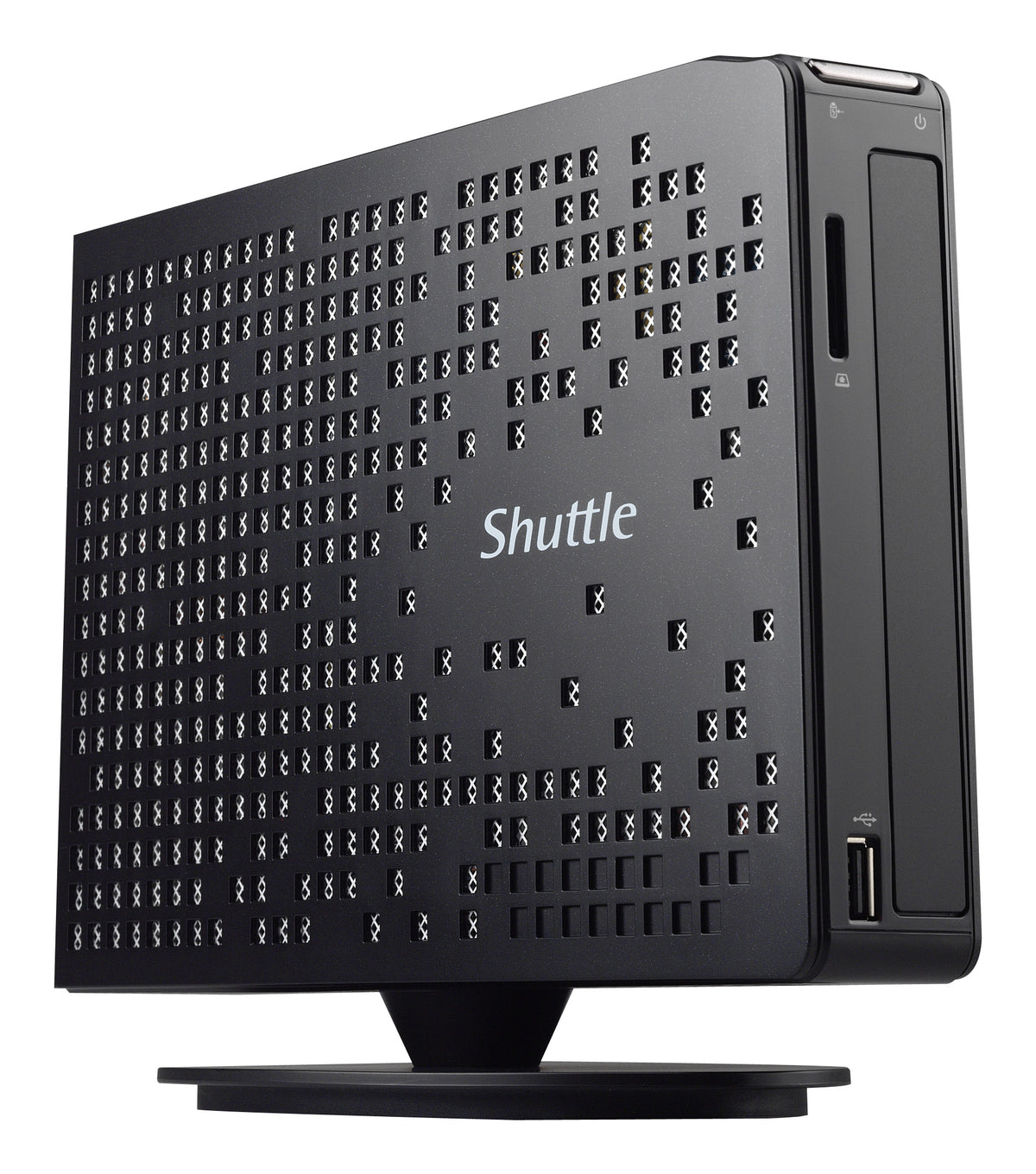 Shuttle XS35GS-803 V3L PC Intel Atom® D2550 2 GB DDR3-SDRAM 320 GB HDD AMD Radeon HD 7410M Nettop Mini-PC Schwarz