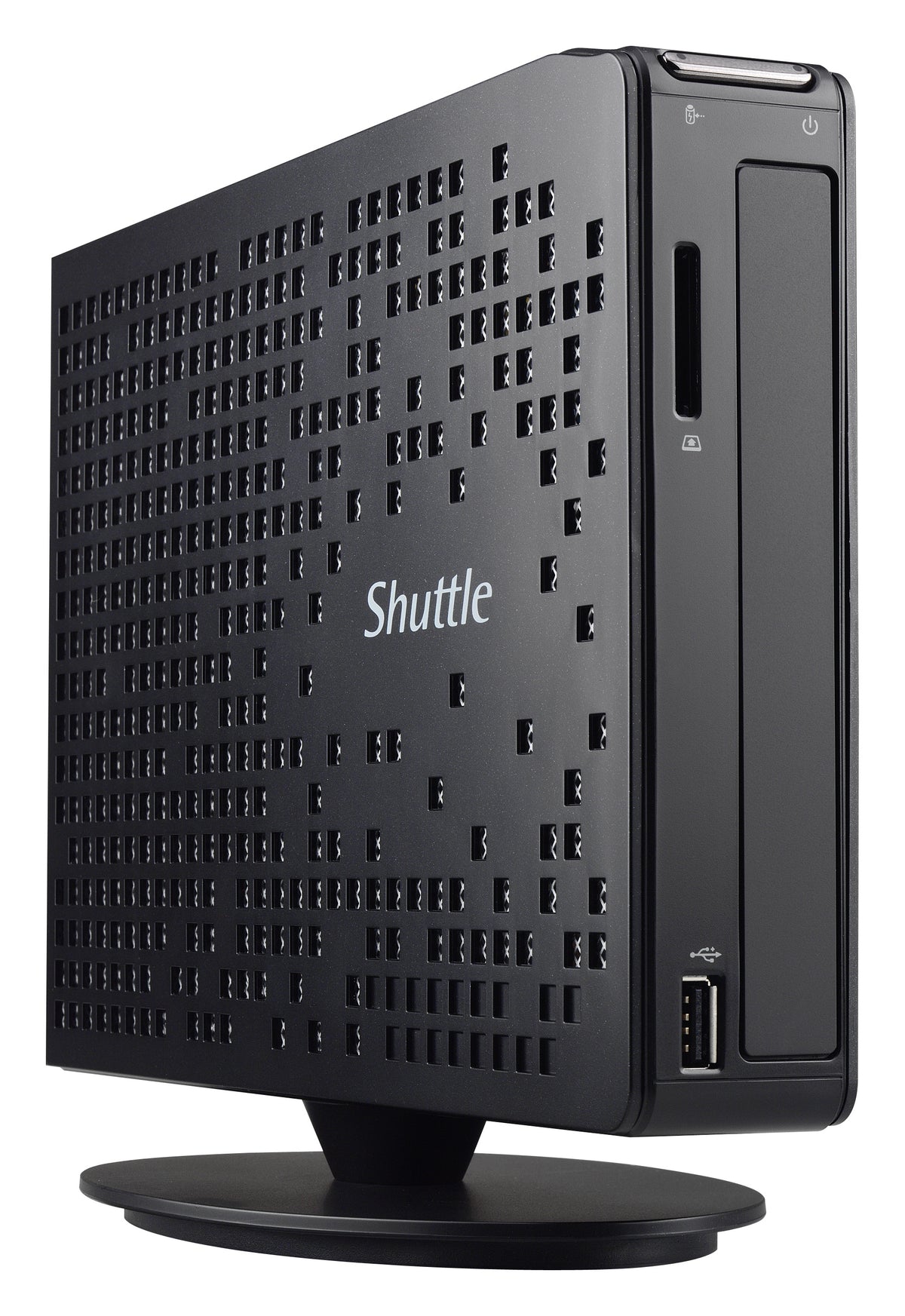 Shuttle XS35GS-803 V3L PC Intel Atom® D2550 2 GB DDR3-SDRAM 320 GB HDD AMD Radeon HD 7410M Nettop Mini-PC Schwarz