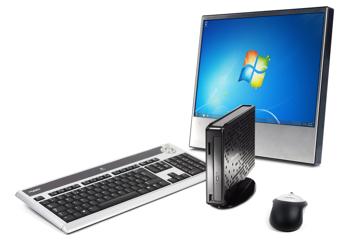 Shuttle XS35GS-803 V3L PC Intel Atom® D2550 2 GB DDR3-SDRAM 320 GB HDD AMD Radeon HD 7410M Nettop Mini-PC Schwarz