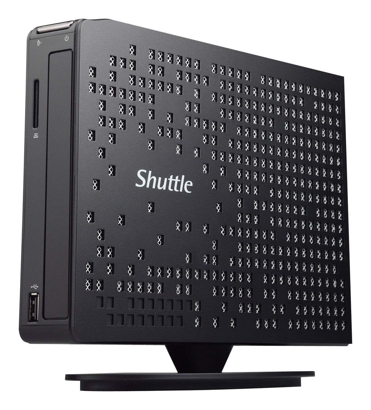 Shuttle XS35GS-803 V3L PC Intel Atom® D2550 2 GB DDR3-SDRAM 320 GB HDD AMD Radeon HD 7410M Nettop Mini-PC Schwarz