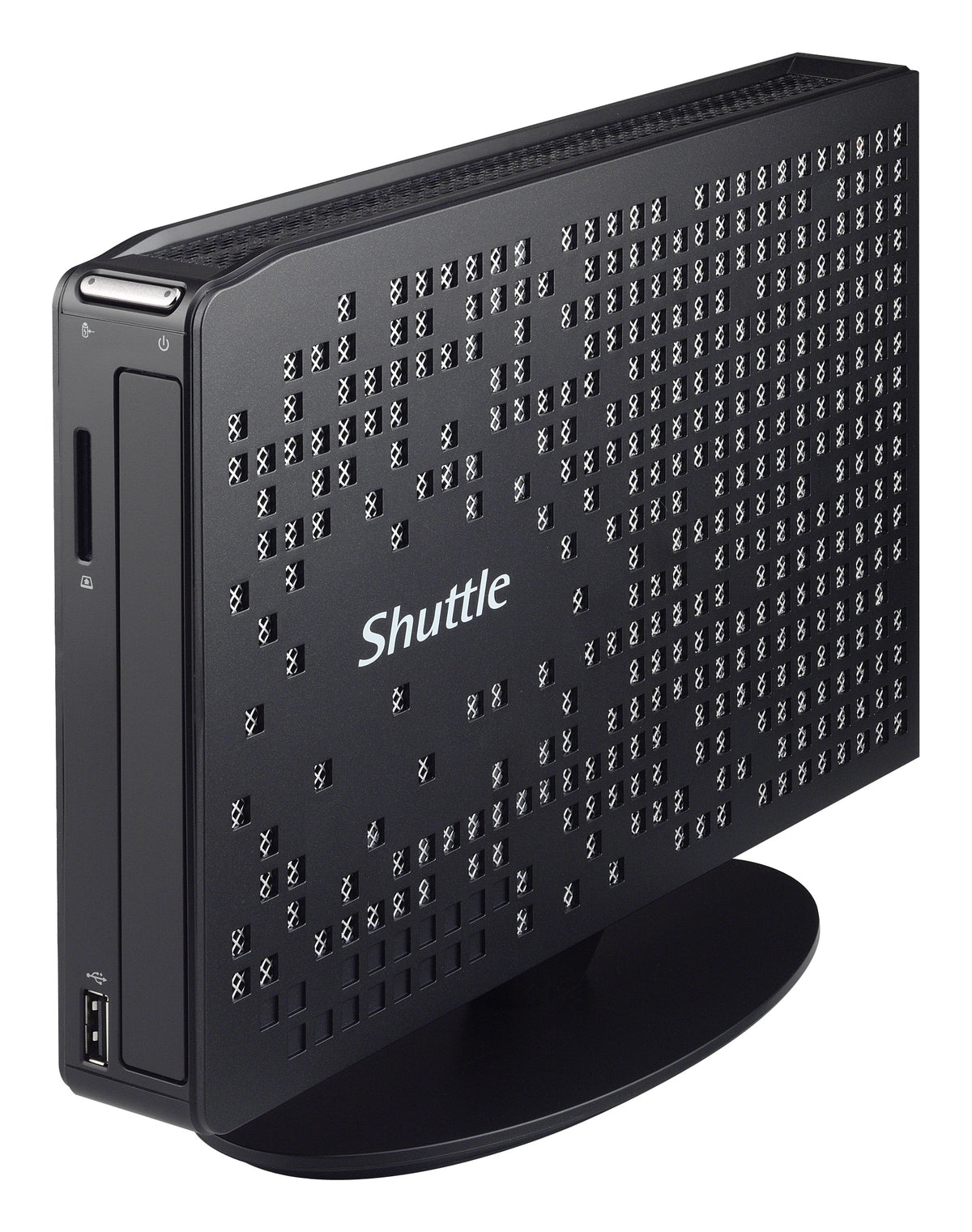 Shuttle XS35GS-803 V3L PC Intel Atom® D2550 2 GB DDR3-SDRAM 320 GB HDD AMD Radeon HD 7410M Nettop Mini-PC Schwarz
