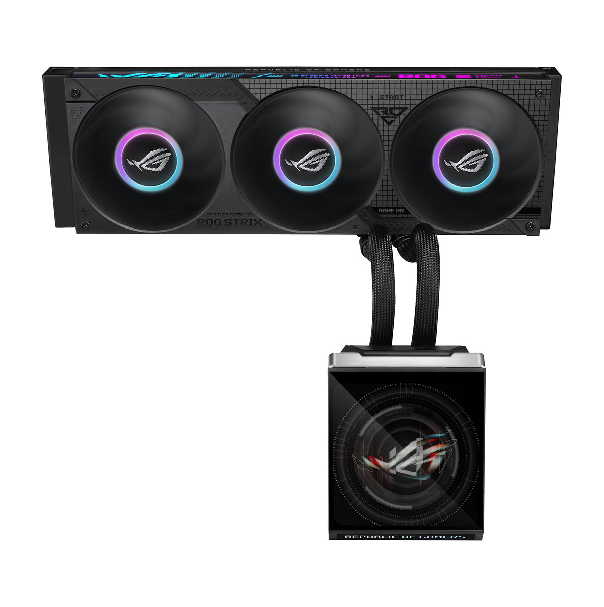 ASUS ROG Strix SLC IV 360 ARGB LCD Refroidisseur de liquide pour processeur 12 cm Noir 1 pièce(s)