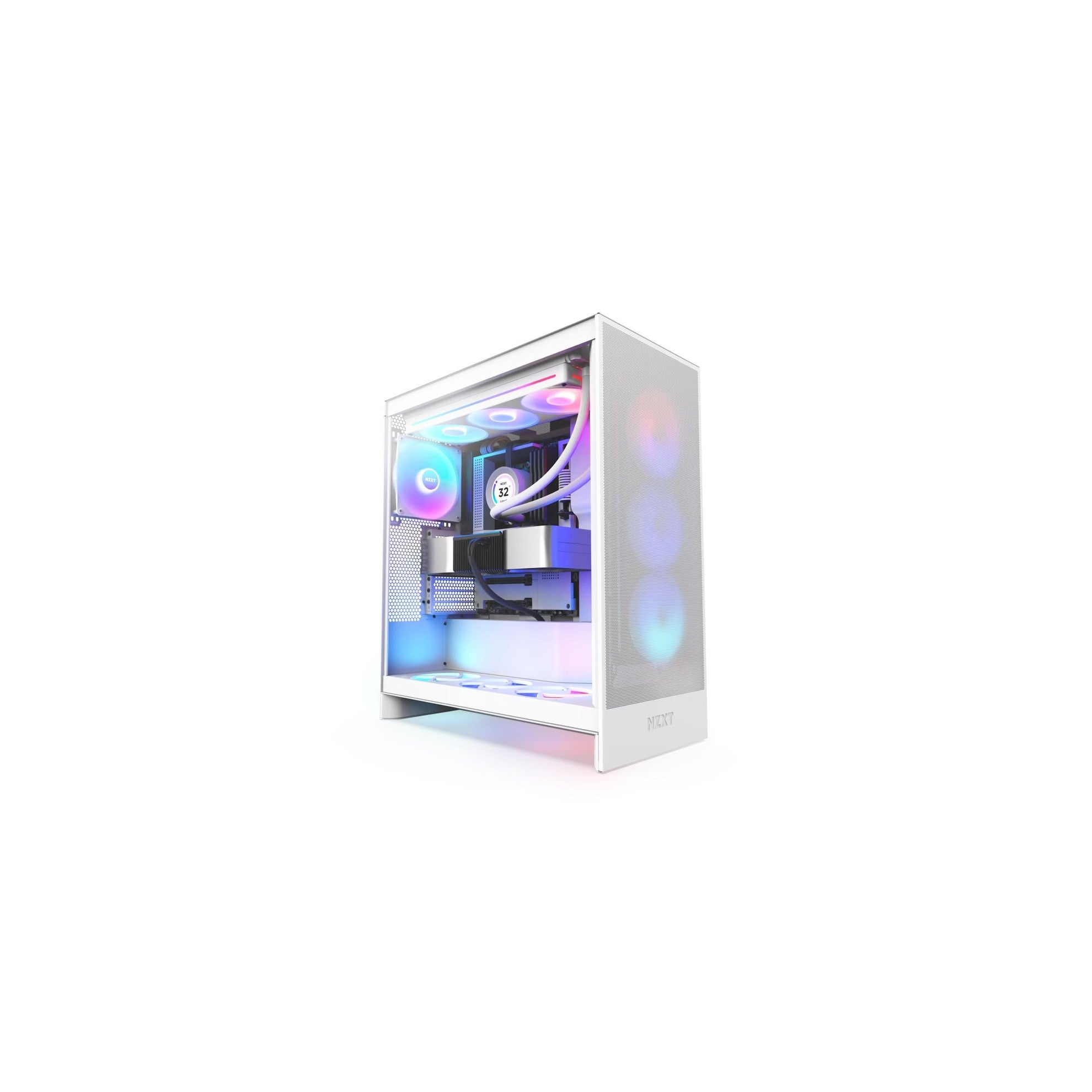 NZXT H7 Flow RGB Weiss