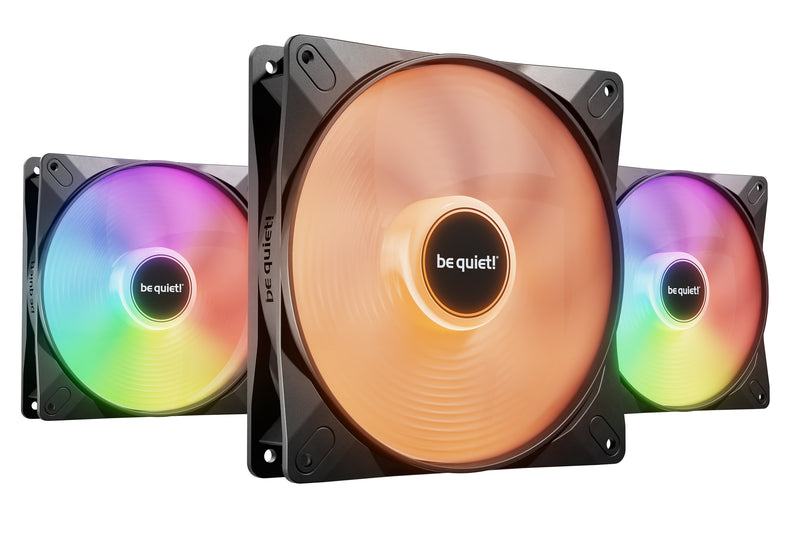 be quiet! LIGHT WINGS LX 140mm PWM High Speed 3-Pack Black Computergehäuse Ventilator 14 cm Schwarz 3 Stück(e)