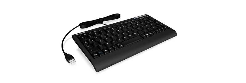 KeySonic ACK-595C+ (US) Mini-Tastatur, SoftSkin, Combo, schwarz
