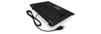 KeySonic ACK-595C+ (US) Mini-Tastatur, SoftSkin, Combo, schwarz