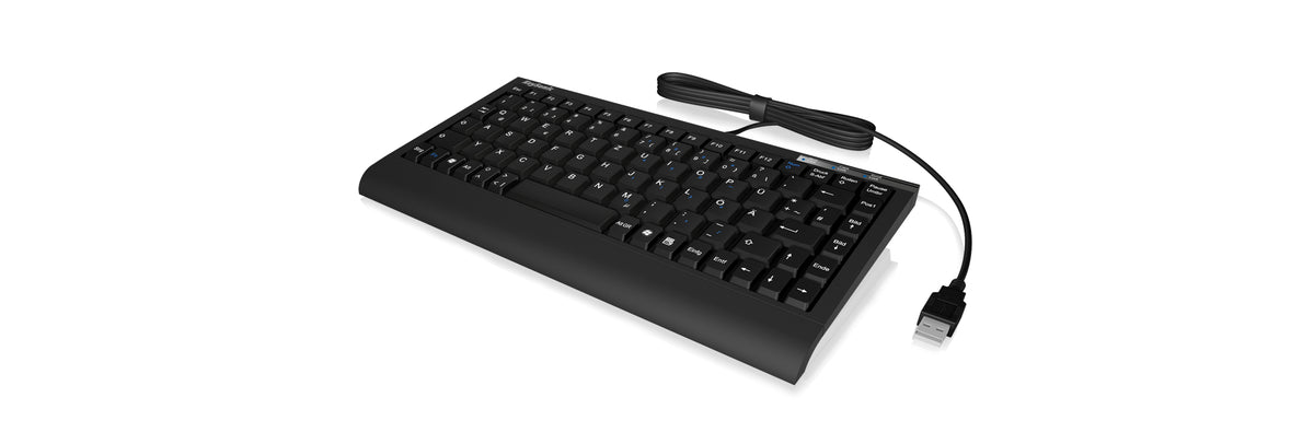KeySonic ACK-595C+ (DE) Mini-Tastatur, SoftSkin, Combo, schwarz