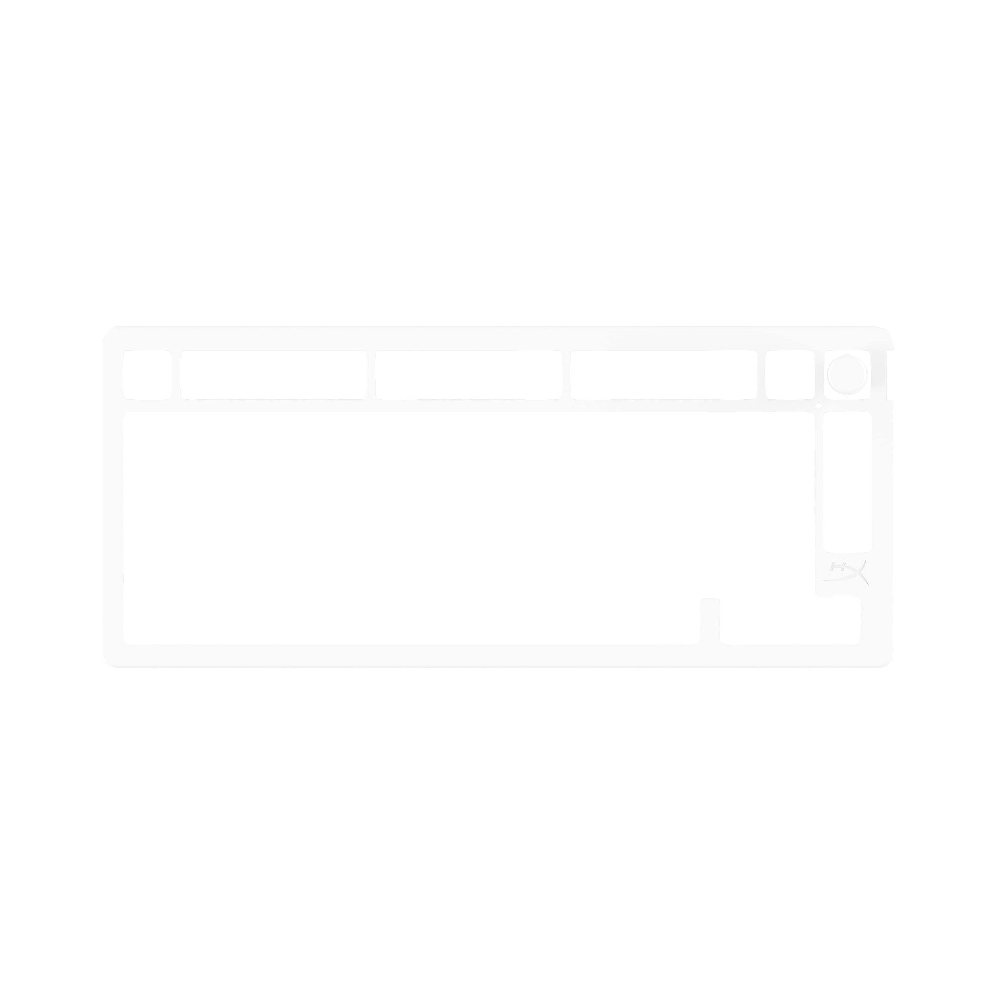 HyperX Alloy Rise 75 Top Plate, weiss