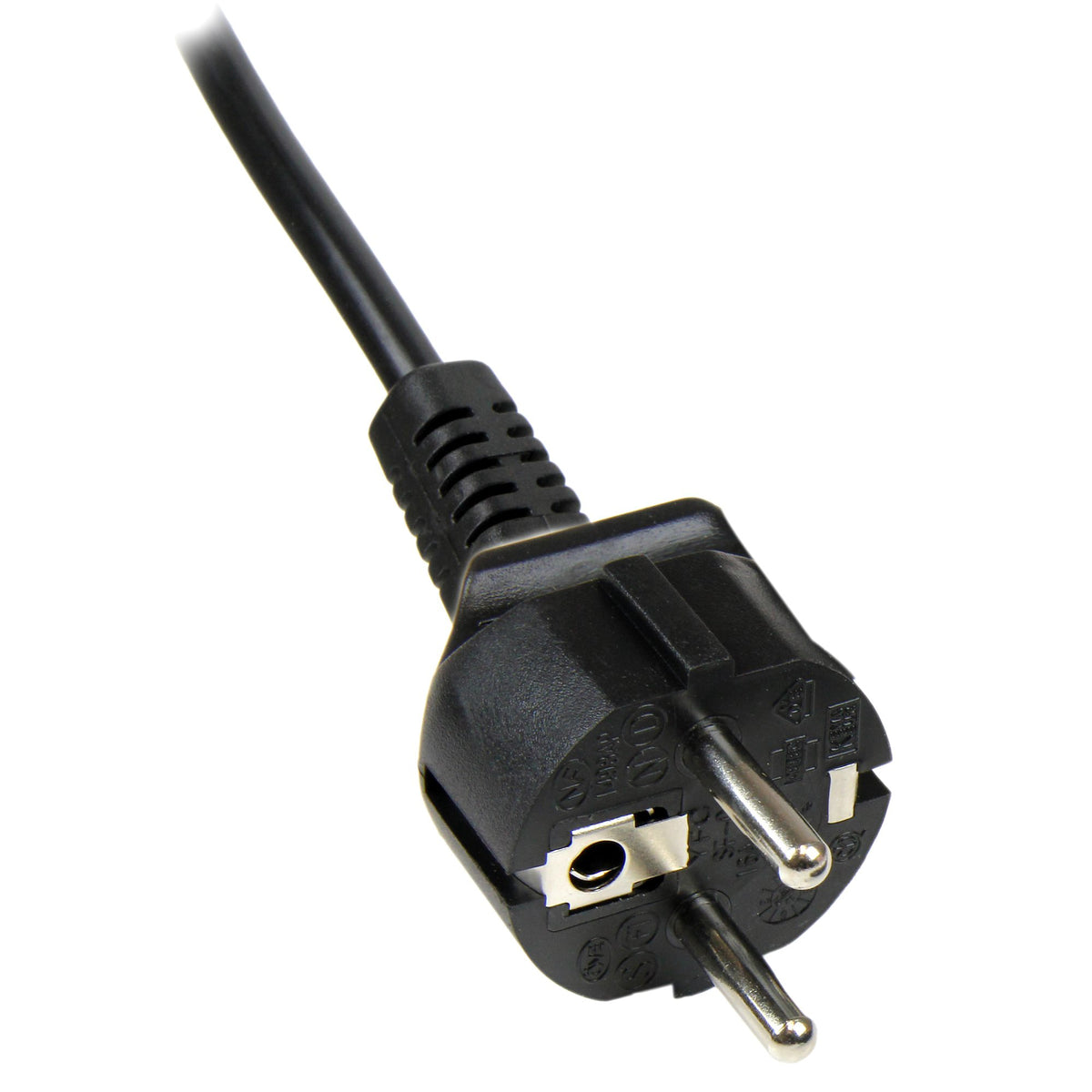 StarTech.com 2 m Laptop Ladekabel, EU Schuko auf C5, 2,5A 250V, 18AWG, Notebook / Laptop Ersatzstromkabel, Laptop Netzteil Stromkabel, Kleeblatt/Mickey Mouse Netzkabel