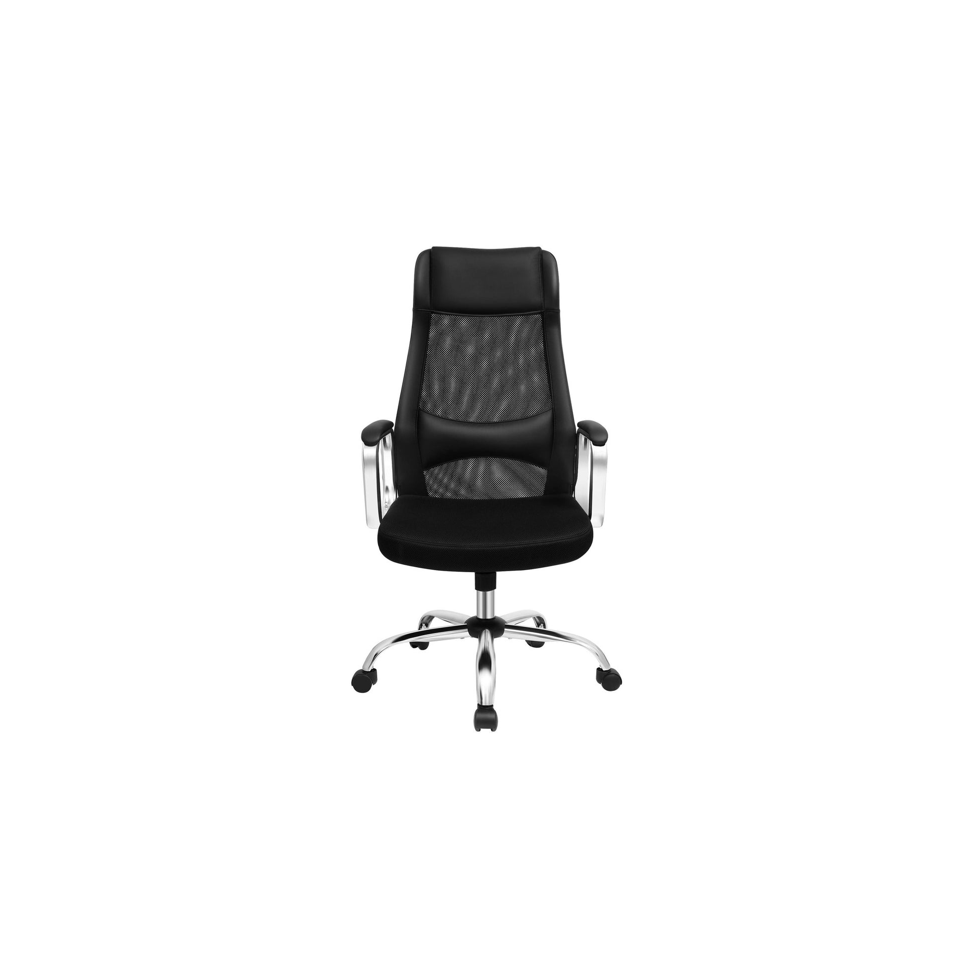 Songmics Bürostuhl schwarz-silber