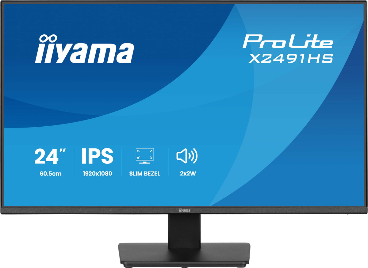 iiyama ProLite X2491HS-B1 Computerbildschirm 60,5 cm (23.8") 1920 x 1080 Pixel Full HD LCD Schwarz