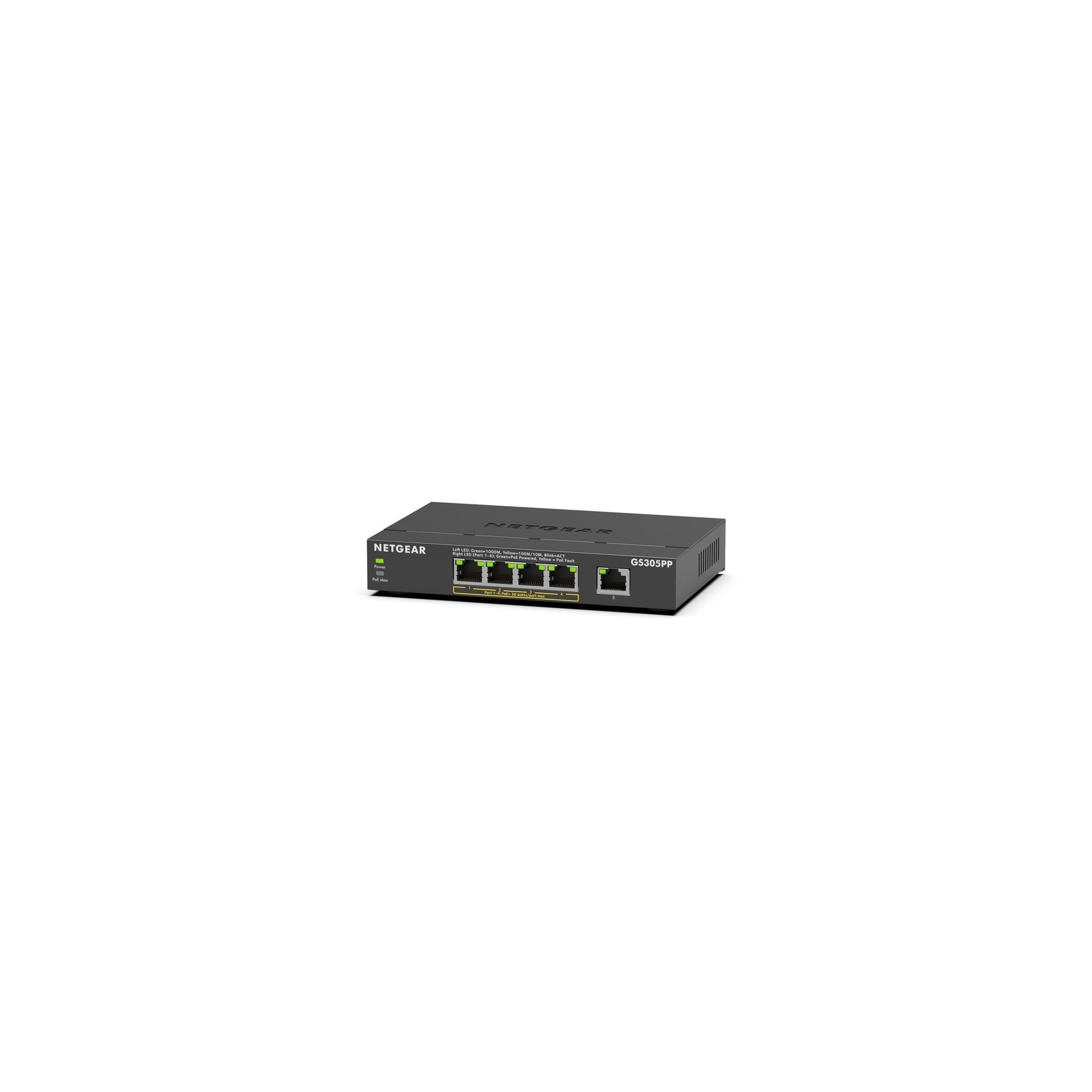 Netgear GS305PP V3: 5 Port PoE+ Switch