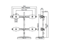 Multibrackets 7426 Zubehör für Monitorhalterung