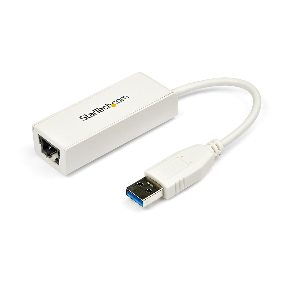 StarTech.com Adaptateur réseau Gigabit Ethernet USB 3.0, 10/100/1000 Mb/s, USB vers RJ45, adaptateur USB 3.0 vers LAN, adaptateur Ethernet USB 3.0 (GbE), conforme TAA