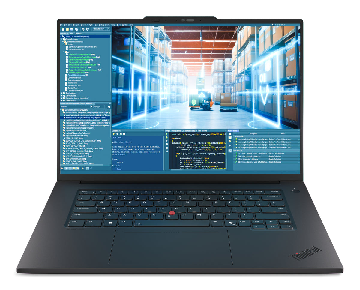 Lenovo ThinkPad T1g Gen 8 Intel Core Ultra 9 285H Laptop 40,6 cm (16") WQUXGA 64 GB LPDDR5x-SDRAM 1 TB SSD NVIDIA GeForce RTX 5070 Laptop-GPU Wi-Fi 7 (802.11be) Windows 11 Pro Deutsch Schwarz