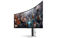 Samsung G93SC Computerbildschirm 124,5 cm (49") 5120 x 1440 Pixel Dual QHD OLED Silber