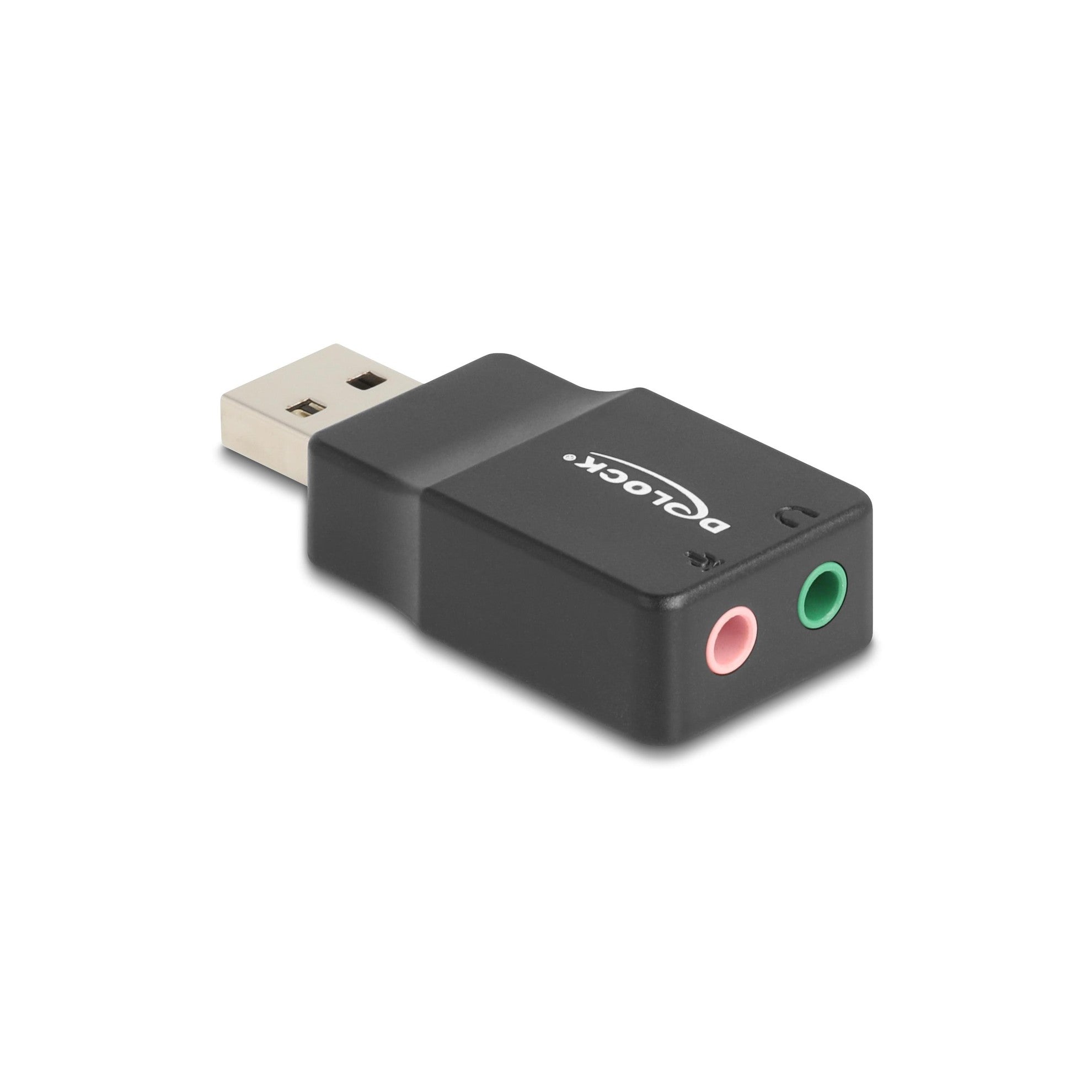 Delock USB-A Stecker-2x3.5mm Klinke
