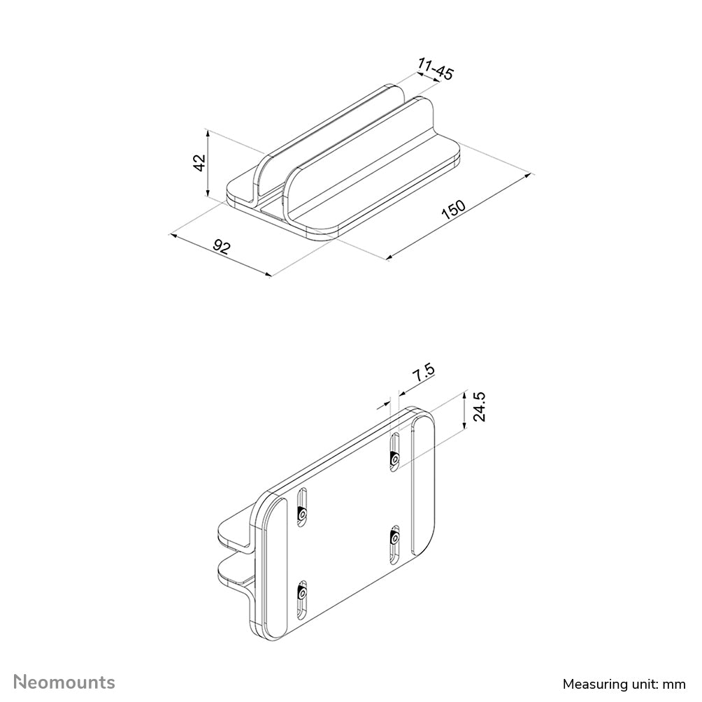 Neomounts NSLS300 Laptop-Halterung 11-17" - universal