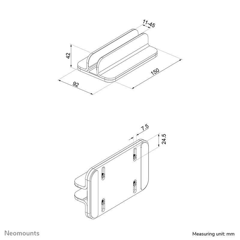 Neomounts NSLS300 Laptop-Halterung 11-17" - universal