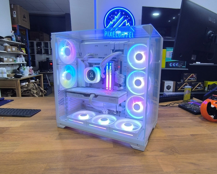 White RGB Glass Build