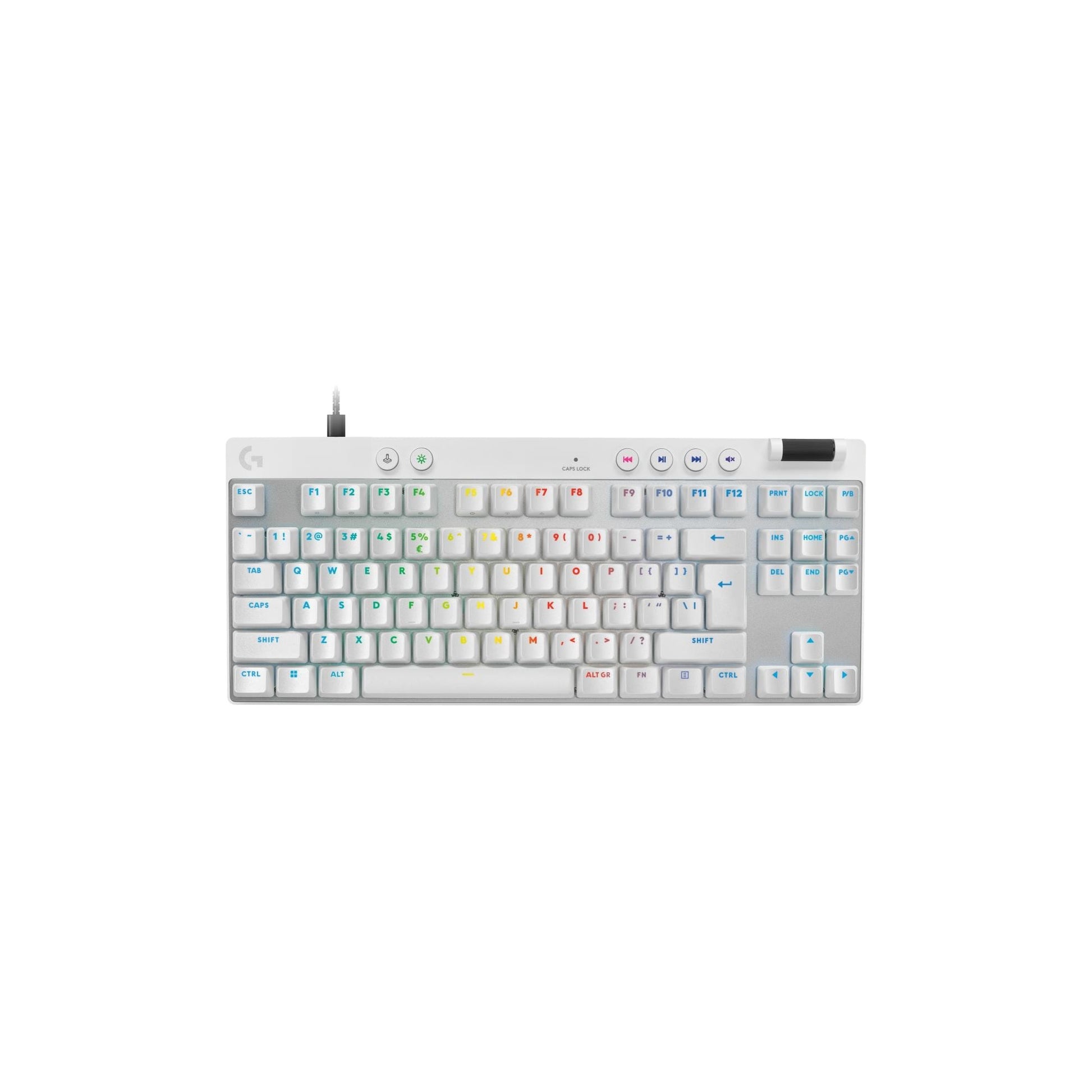 Logitech PRO X TKL RAPID weiss