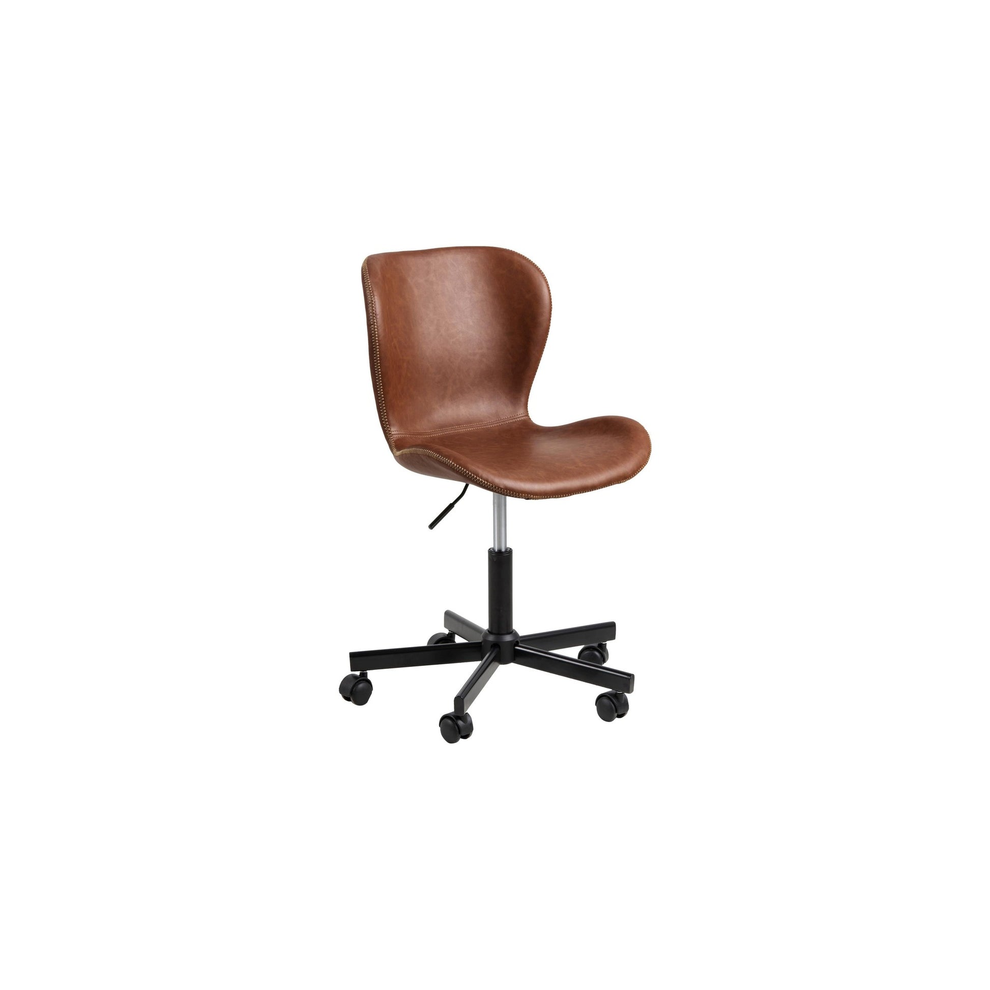 AC Design Bürostuhl Batilda Leder Cognac