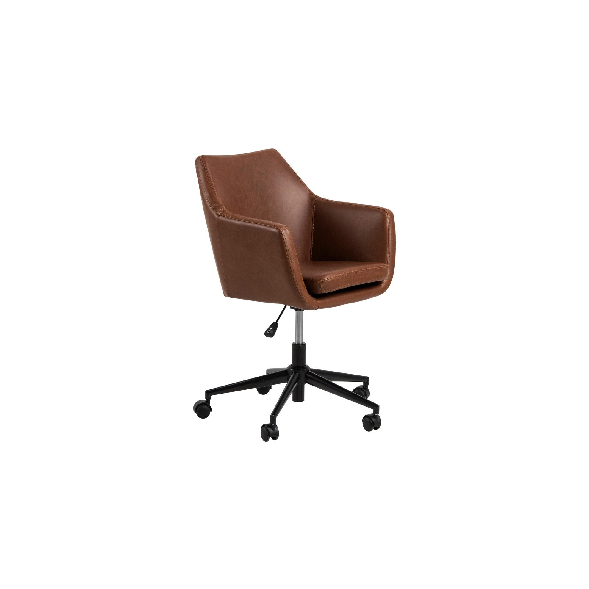 AC Design Bürostuhl Nora Leder cognac