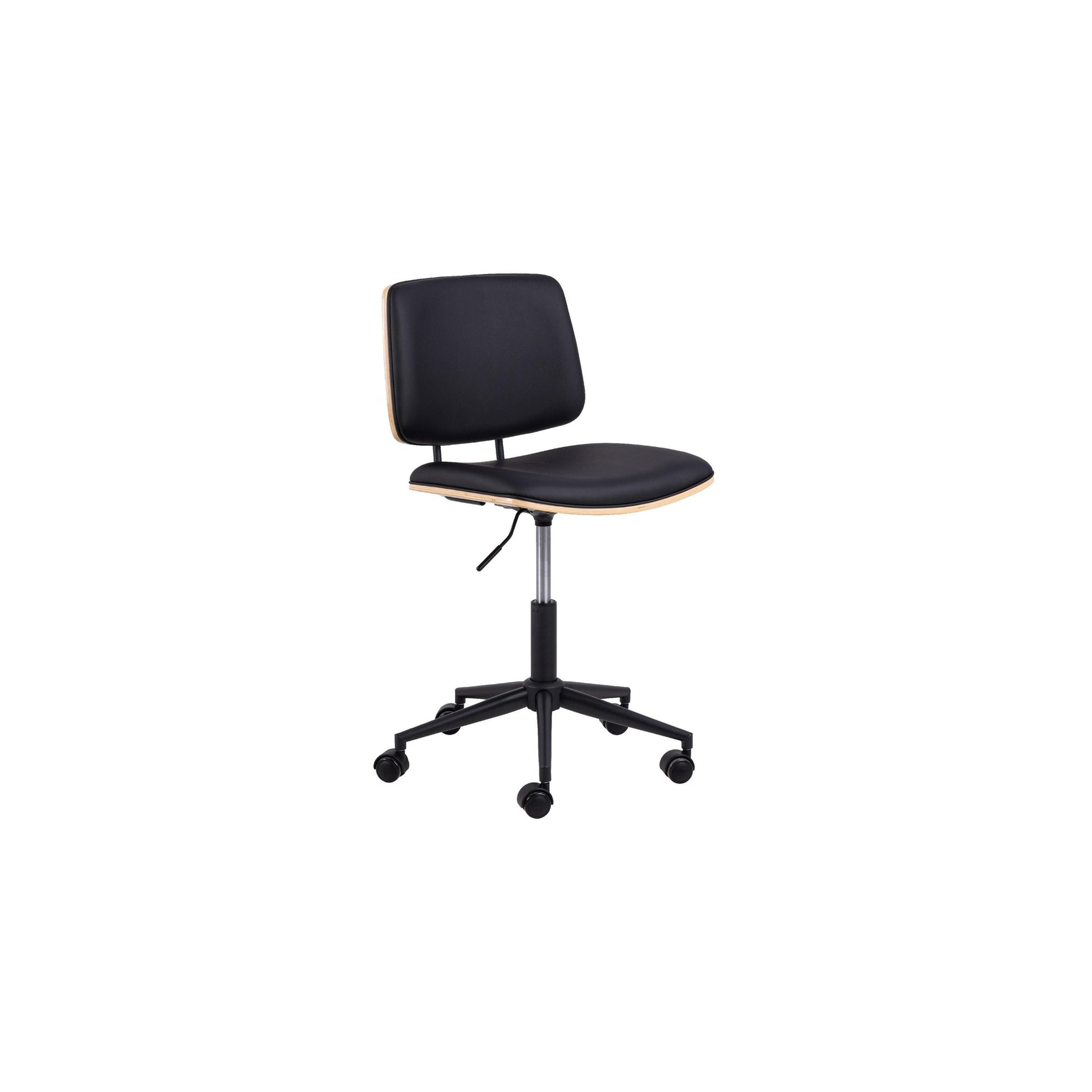 AC Design Bürostuhl Owen Leder schwarz