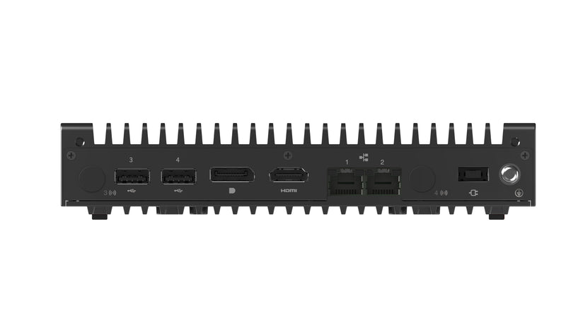 Lenovo ThinkEdge SE10 Intel Atom® x6425RE 8 GB DDR4-SDRAM 256 GB SSD Mini PC Mini-PC Schwarz