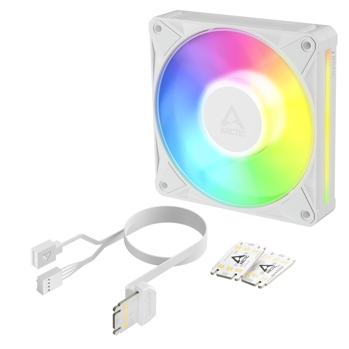 ARCTIC BioniX P12 A-RGB (White) 120 mm PWM-Lüfter mit Daiy Chain