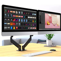 Techly ICA-LCD 462B Flachbildschirm-Tischhalterung 81,3 cm (32") Tisch/Bank Schwarz