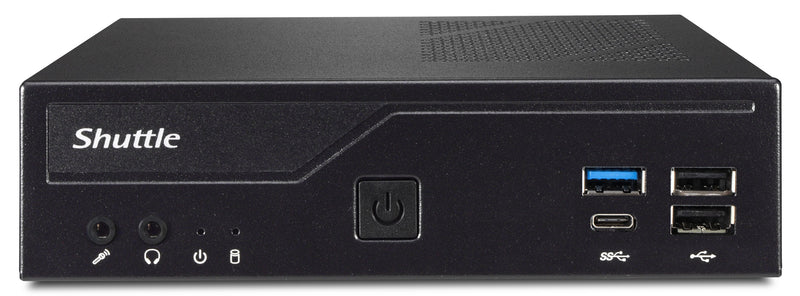 Shuttle Slim PC DH610 , S1700, 1x HDMI, 2x DP , 1x 2.5" , 2x M.2, 2x LAN (Intel 1G + 2.5G), 2x COM, 24/7 Dauerbetrieb, inkl. VESA
