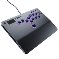 Turtle Beach Victrix Pro KO Leverless Fight Stick Grau USB Kampfstab Digital PC, PlayStation 4, PlayStation 5