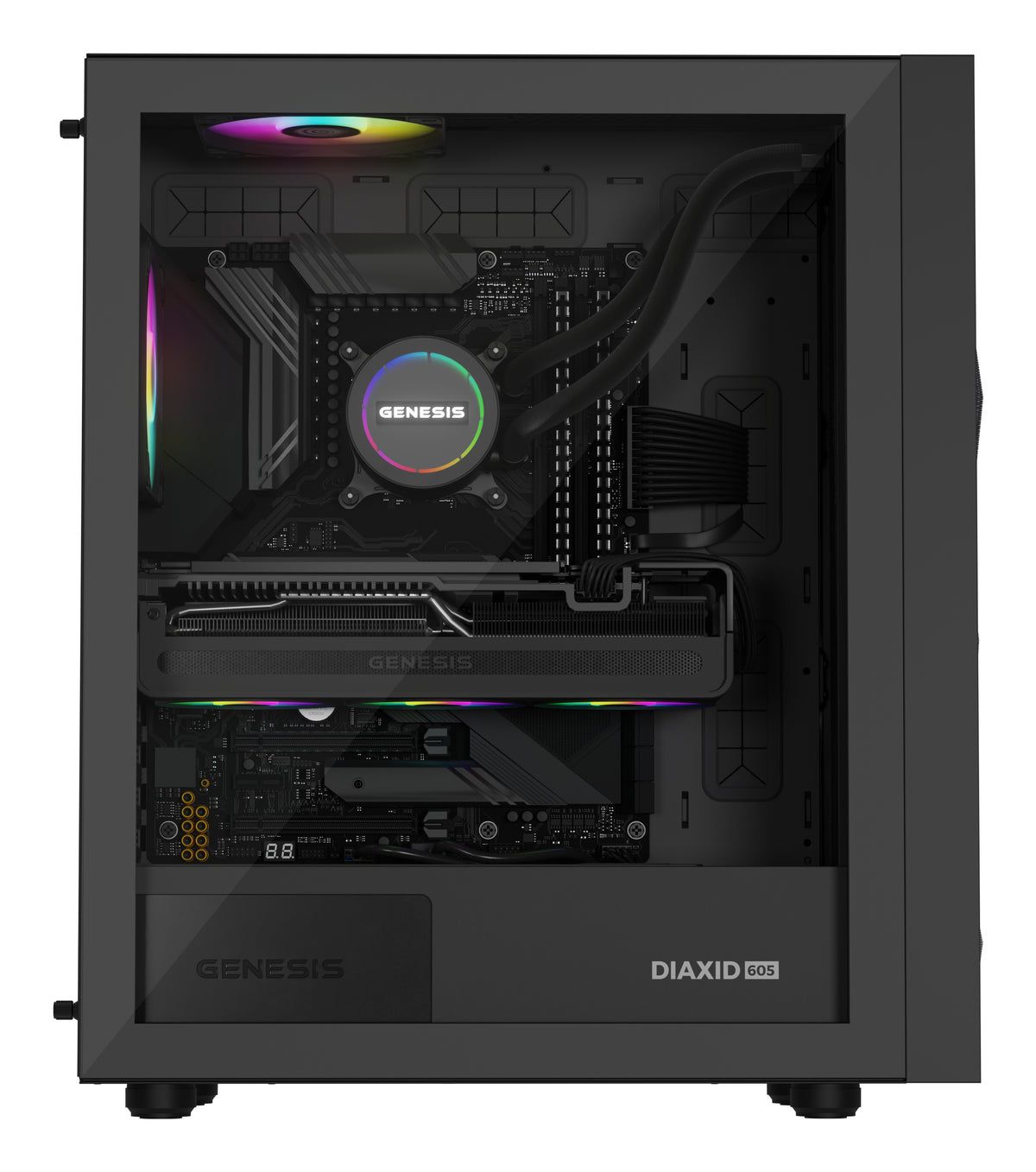 GENESIS NLG-2321 Computerkühlsystem Prozessor All-in-One-Flüssigkeitskühler Schwarz