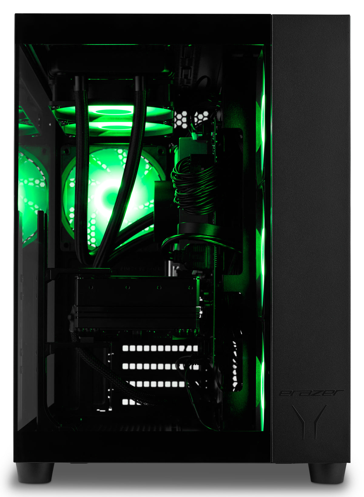 ERAZER Tank X15 (MD 340129) AMD Ryzen™ 7 7800X3D 32 GB DDR5-SDRAM 2 TB SSD NVIDIA GeForce RTX 5070 Windows 11 Home Tower PC Schwarz