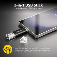 Intenso Twist Line USB-Stick 512 GB USB Type-A / USB Type-C 3.2 Gen 1 (3.1 Gen 1) Anthrazit