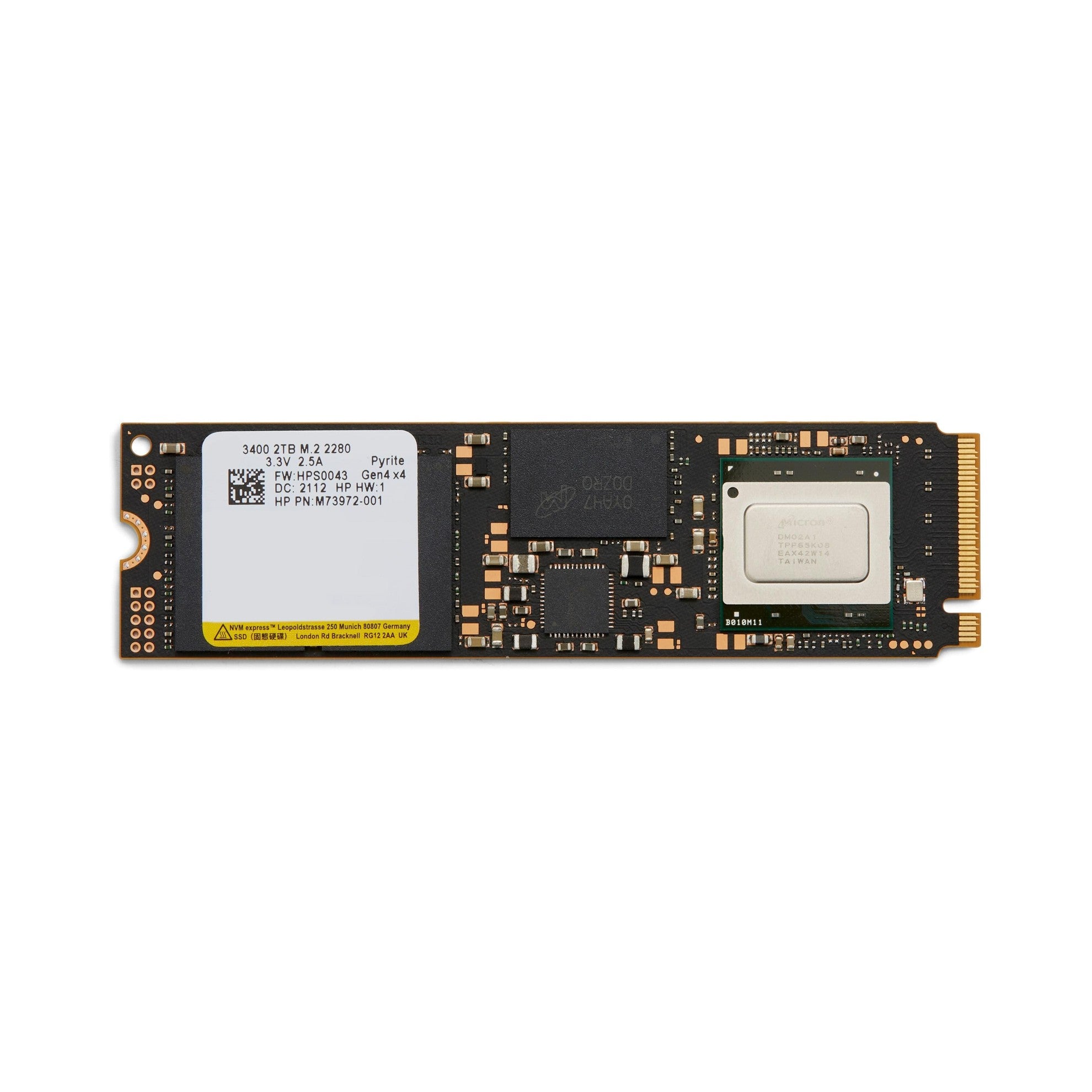 HP SSD 2TB M.2 PCIe 4x4 NVMe G11