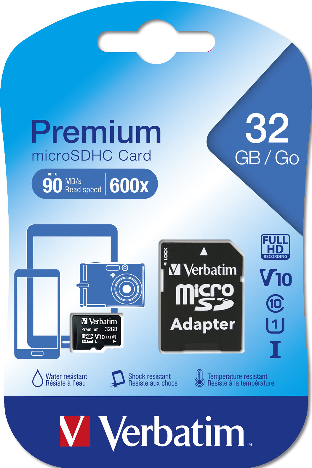 Verbatim Premium 32GB MicroSDHC Class 10