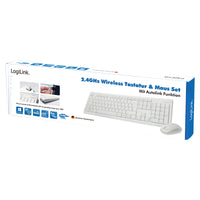 LogiLink Tastatur Maus Kombination Funk