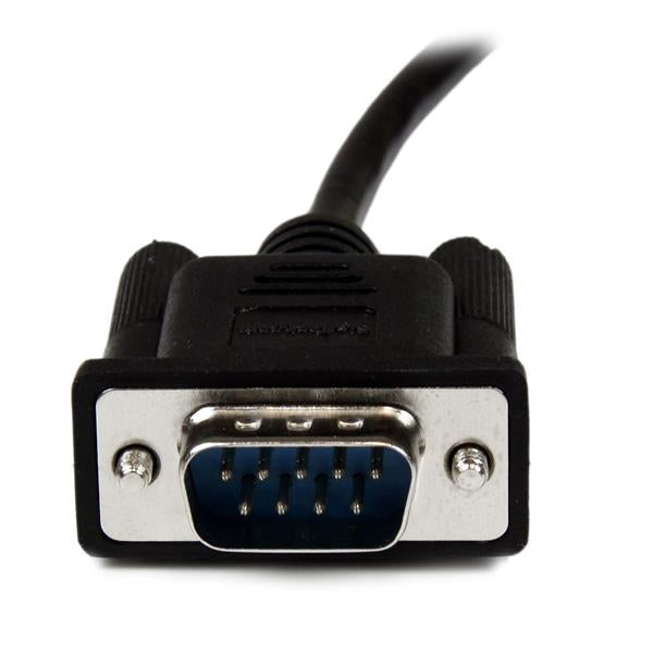 StarTech.com 2m Seriell DB9 RS-232 Nullmodemkabel - Schwarz - St/Bu