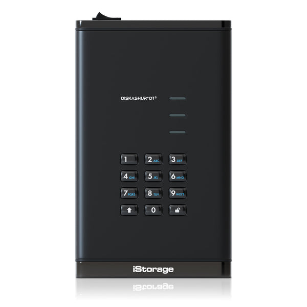 iStorage IS-DT3-256-26000-F Externe Festplatte 26 TB USB Typ-C 3.2 Gen 1 (3.1 Gen 1) Schwarz