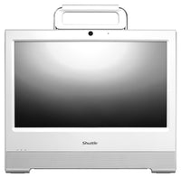 Shuttle XPC X 5031TA Intel Atom® D2550 39,6 cm (15.6") 1366 x 768 Pixel Touchscreen All-in-One-PC 2 GB DDR3-SDRAM 320 GB HDD Windows 7 Home Premium Weiß