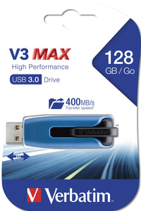 Verbatim V3 MAX - USB 3.0-Stick 128 GB - Blau