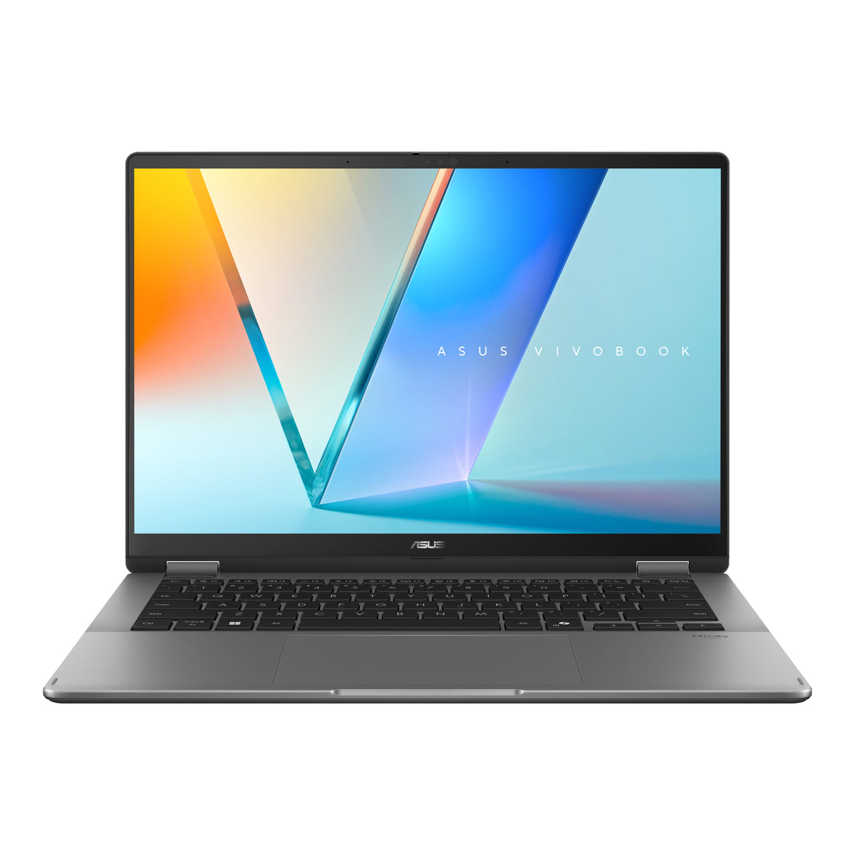 ASUS Vivobook 14 Flip TP3407AA-SG106W Copilot+ PC Intel Core Ultra 7 355 Hybrid (2-in-1) 35,6 cm (14") Touchscreen WUXGA 16 GB LPDDR5x-SDRAM 1 TB SSD Wi-Fi 7 (802.11be) Windows 11 Home Grau