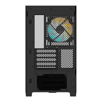 GIGABYTE C201 PANORAMIC PC-Gehäuse – Mid-Tower, m-ATX, Unterstützung für 360-mm-Radiator, 3 vorinstallierte Lüfter, USB 3.0, unterstützt RGB Fusion