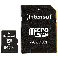 Intenso 64GB MicroSDHC MicroSDXC Klasse 10