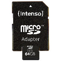 Intenso 64GB MicroSDHC MicroSDXC Klasse 10